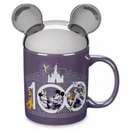 2023 Disney Park Disney 100th Anniversary Mickey Friends Castle Mug Ear Lid
