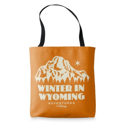 Adventures by Disney Winter in Wyoming Tote Bag Customizable