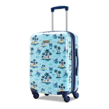 American Tourister Disney's Lilo and Stitch 20-Inch Carry-On Hardside Spinner Luggage, Multicolor, 20 Carryon