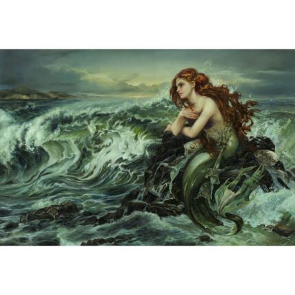 Ariel ''Drawn to the Shore'' by Heather Edwards Hand-Signed & Numbered Canvas Artwork Limited Edition Official shopDisney