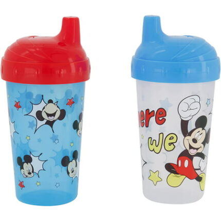 BABY SIPPER CUPS 2 PACK - BOYS - HERE WE GO - DISNEY MICKEY MOUSE