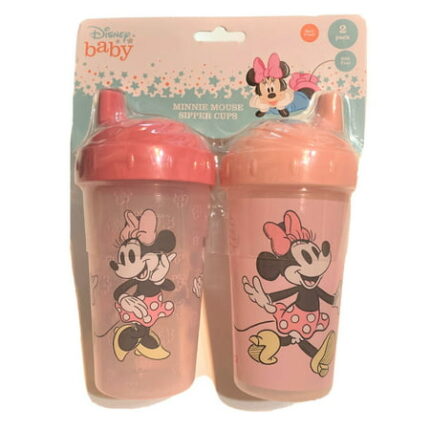 BABY SIPPER CUPS 2 PACK - GIRLS - ADVENTURE PINK - DISNEY MINNIE MOUSE