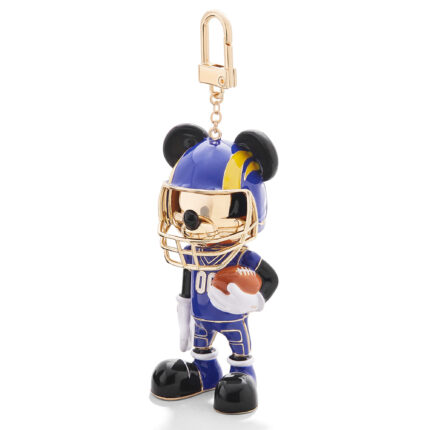 BaubleBar Los Angeles Rams Disney Mickey Mouse Keychain