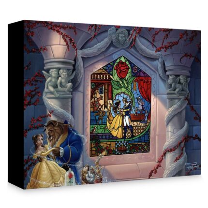 Beauty and the Beast ''Enchanted Love'' Gicle on Canvas by Jared Franco Official shopDisney