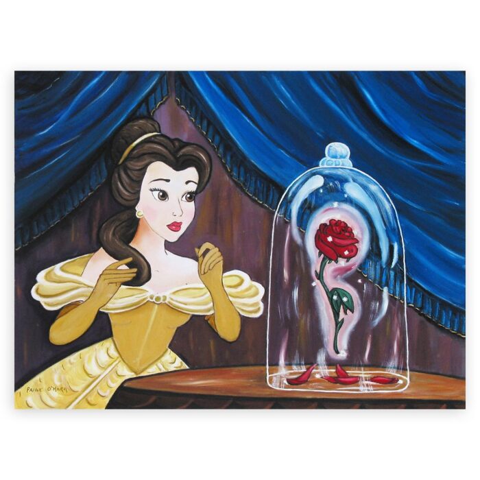 Beauty and the Beast ''Enchanted Rose'' Gicle by Paige O'Hara Limited Edition Official shopDisney