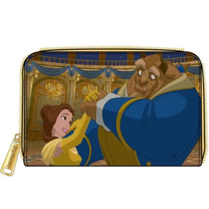 Beauty and the Beast Scenes Zip-Around Wallet