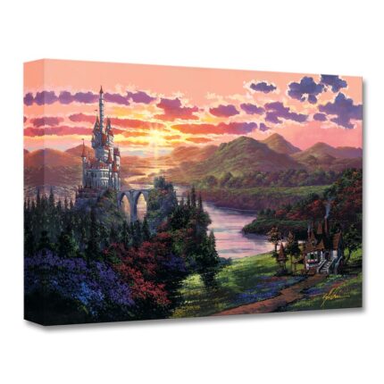 Beauty and the Beast ''The Beauty in Beast's Kingdom'' Gicle on Canvas by Rodel Gonzalez Official shopDisney