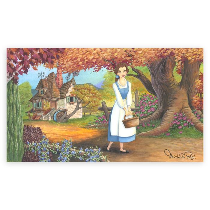Beauty and the Beast ''The Flowery Path'' Gicle by Michelle St.Laurent Limited Edition Official shopDisney