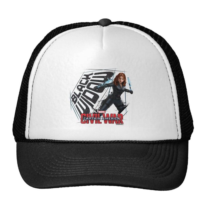 Black Widow Trucker Hat: Captain America: Civil War Customizable Official shopDisney