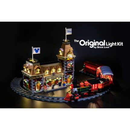 Brick Loot LED Lighting kit for LEGO Disney Train and Station 70144 (LEGO set not included)