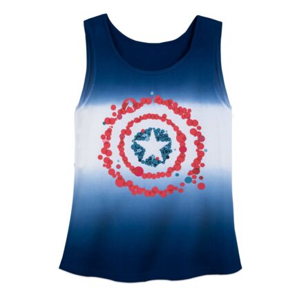 Captain America Dip-Dye Tank Top for Women Official shopDisney