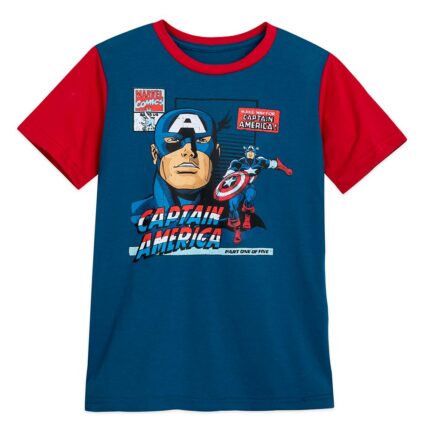 Captain America Fashion Tee for Kids Official shopDisney