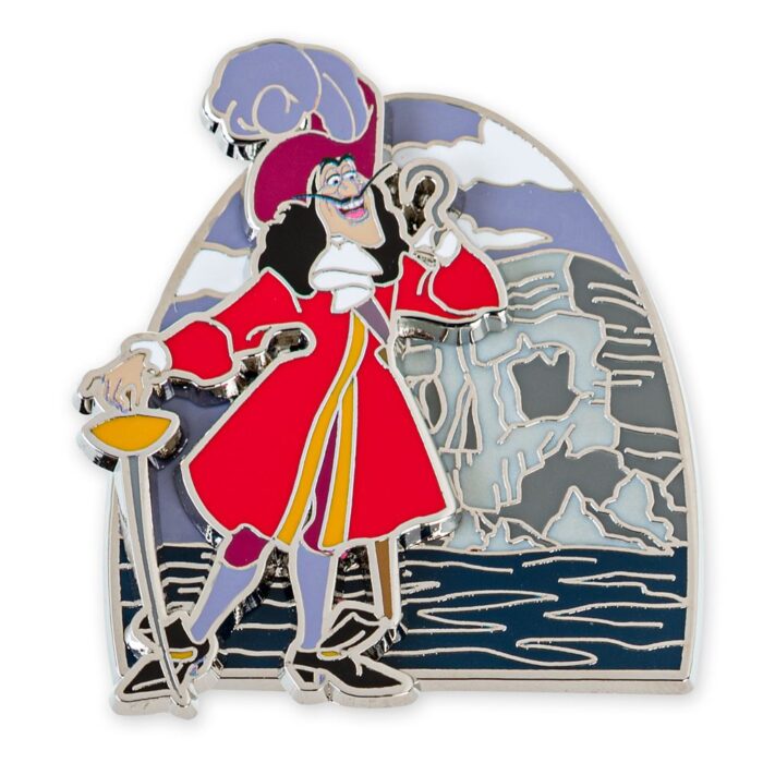 Captain Hook Pin Peter Pan Disney Villains