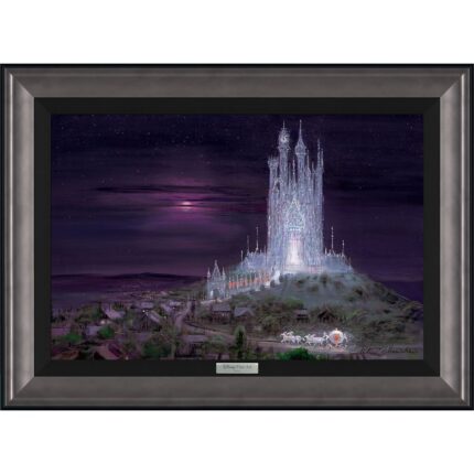 Cinderella ''Glass Castle'' by Peter Ellenshaw Framed Canvas Artwork Limited Edition Official shopDisney