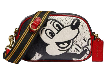 Coach x Disney Mickey Mouse Badge Camera Bag Small Black/White