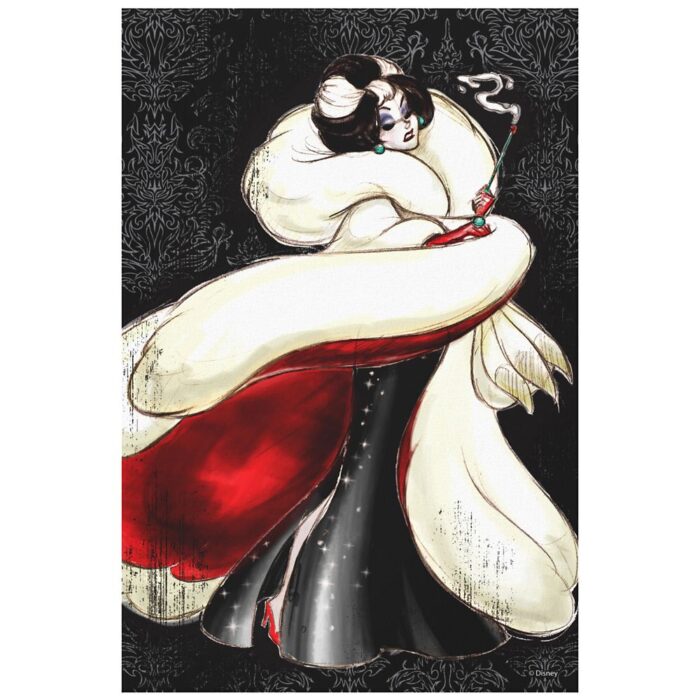 Cruella De Vil Canvas Print Art of Disney Villains Designer Collection