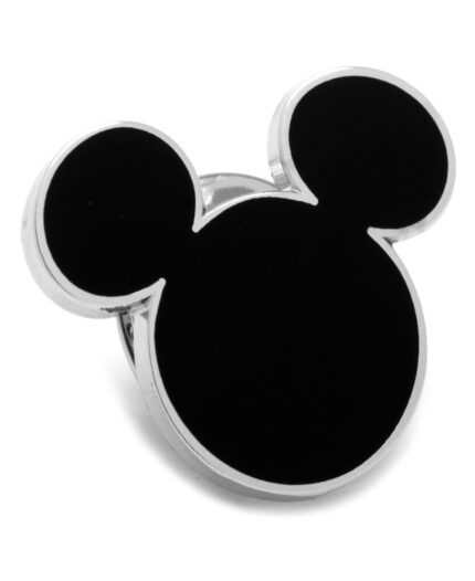 Cufflinks Inc. Disney Black Mickey Mouse Silhouette Lapel Pin