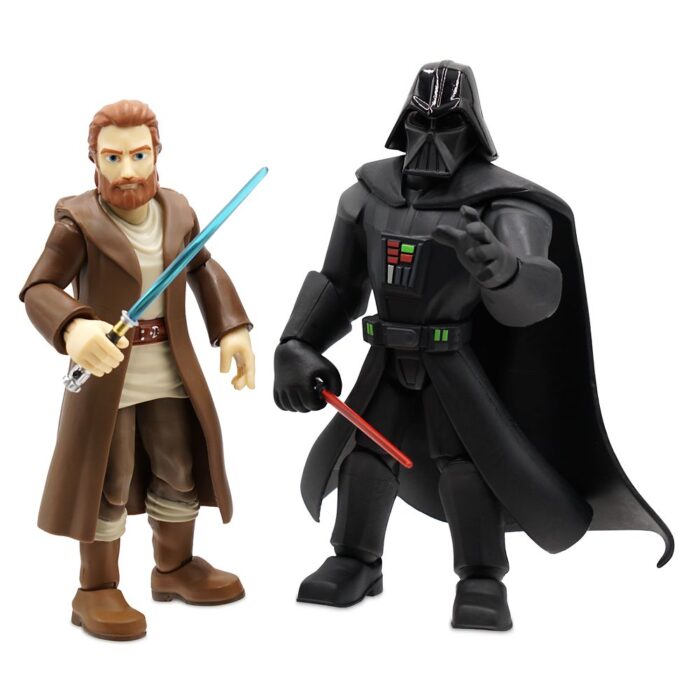 Darth Vader and Obi-Wan Kenobi Action Figure Set Star Wars Toybox Official shopDisney
