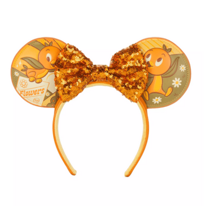 Disney EPCOT Flower and Garden 2023 Orange Bird Ear Headband Adults New with Tag