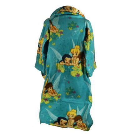 Disney Fairies Tinkerbell Flower Party Youth Comfy Throw - The Blanket with Sleeves