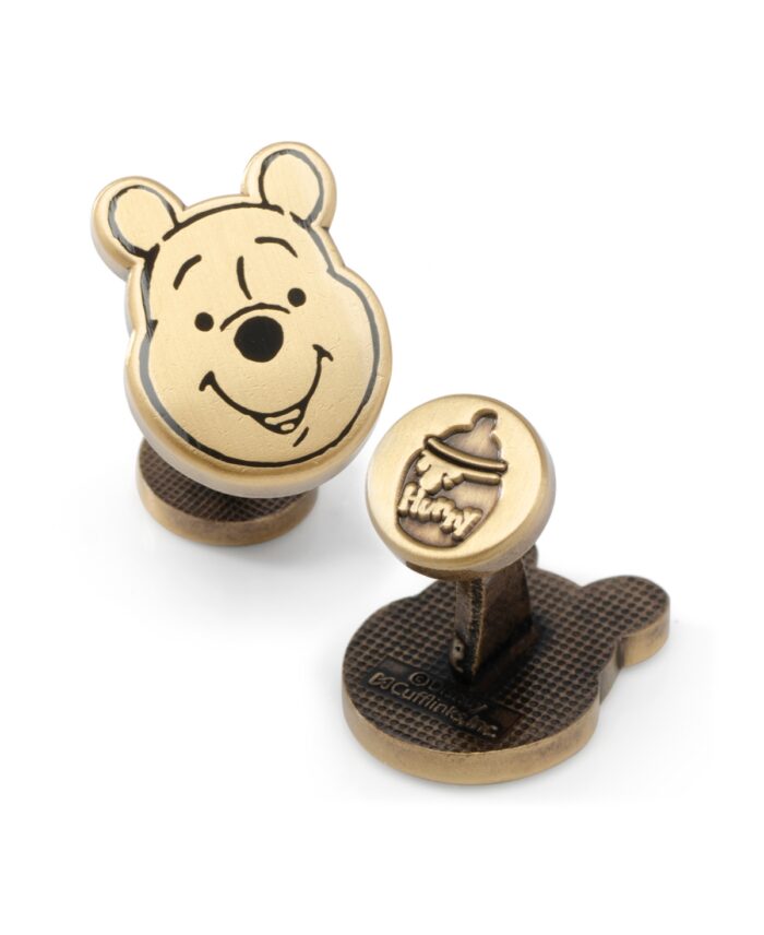 Disney Men's Winnie The Pooh Face Cufflinks