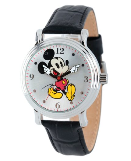 Disney Mickey Mouse Women's Shiny Silver Vintage Alloy Watch