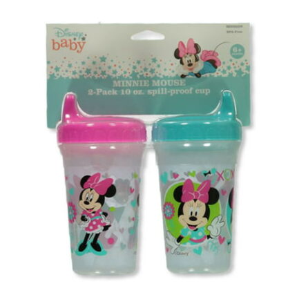 Disney Minnie Mouse Baby Girls 2-Pack 10 Oz. Spill-Proof Cup - pink/multi one size