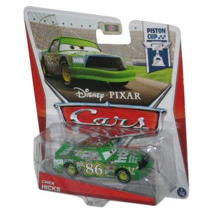 Disney Pixar Cars Movie (2012) Chick Hicks Piston Cup Die Cast Toy Car - (Dented Plastic)