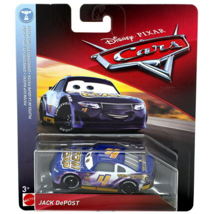 Disney / Pixar Cars Piston Cup Racers Jack DePost Diecast Car