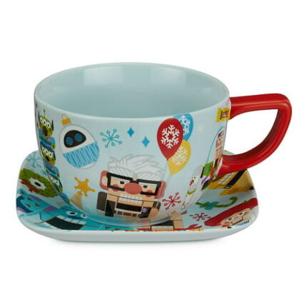 Disney Pixar artwork Holiday Soup Mug and Plate Set