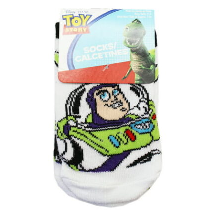 Disney Pixar s Toy Story Buzz Lightyear Kids White Socks (1 Pair Size 4-6)