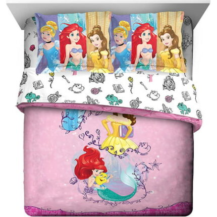 Disney Princess Friendship Adventures 7 Piece Full Bed In A Bag