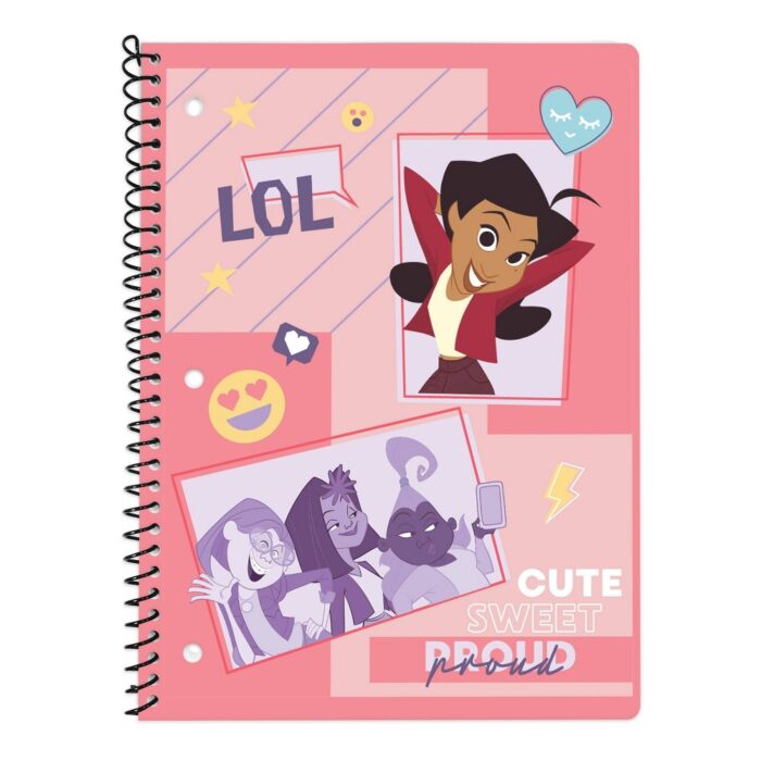 Disney Proud Family Wide Ruled 1 Subject Spiral Notebook