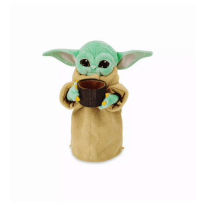 Disney Star Wars Yoda The Mandalorian The Child with Cup Mini Bean Plush New Tag