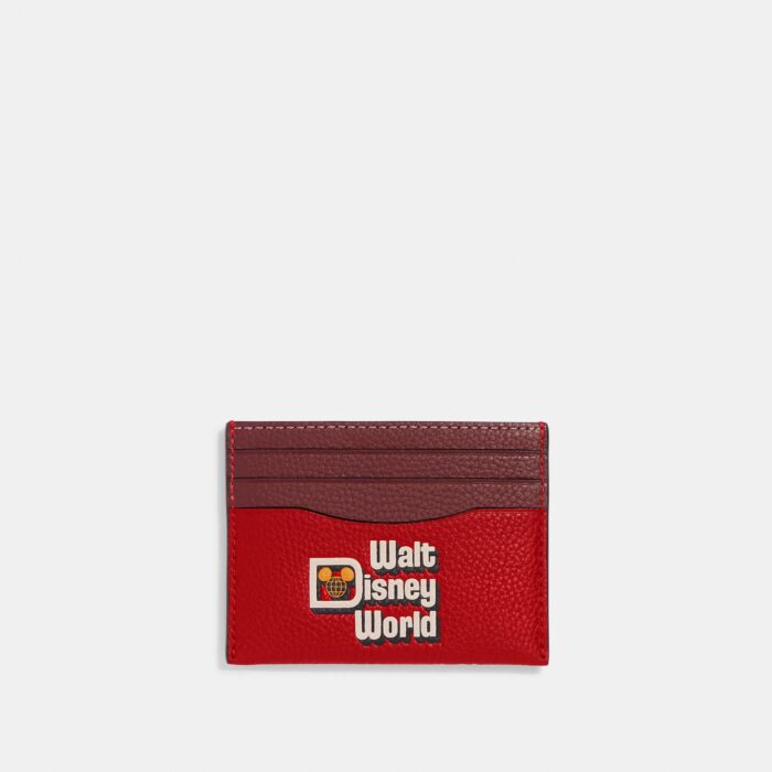 Disney X Coach Card Case With Walt Disney World Motif