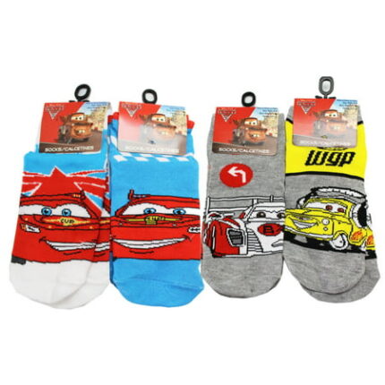 Disney s Cars 2 Assorted Character Kids Socks (Size 6-8 3 Pairs)