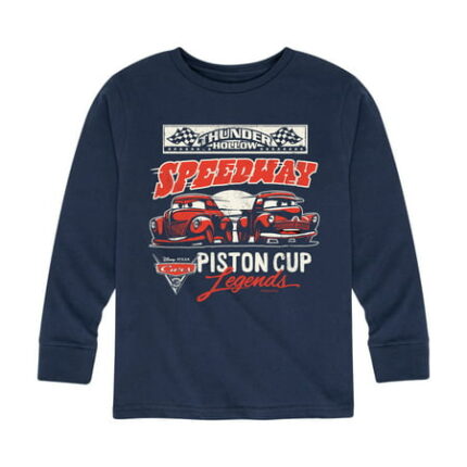 Disney s Cars - Thunder Hollow Piston Cup - Toddler And Youth Long Sleeve Graphic T-Shirt
