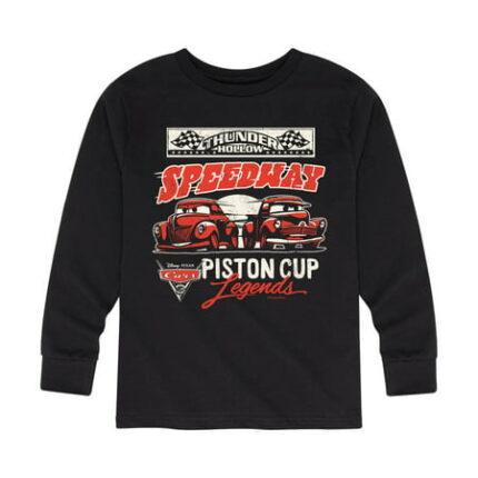 Disney s Cars - Thunder Hollow Piston Cup - Toddler And Youth Long Sleeve Graphic T-Shirt