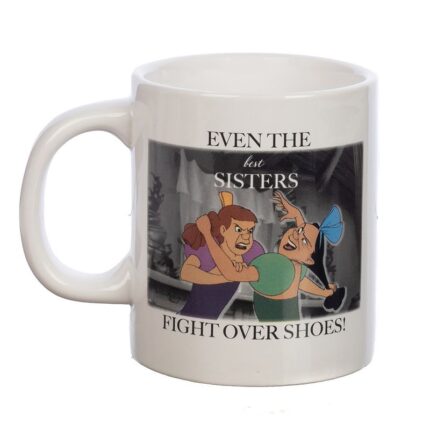 Disney's Cinderella Sisters Fight Ceramic Mug, White