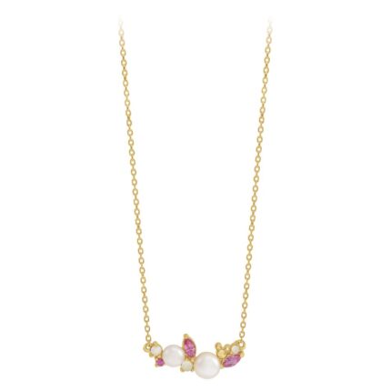 Disney's Fairy Tale Weddings Opal Cluster Necklace