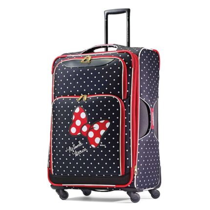 Disney's Minnie Mouse Red Bow & Faces Spinner Luggage by American Tourister, 28 INCH