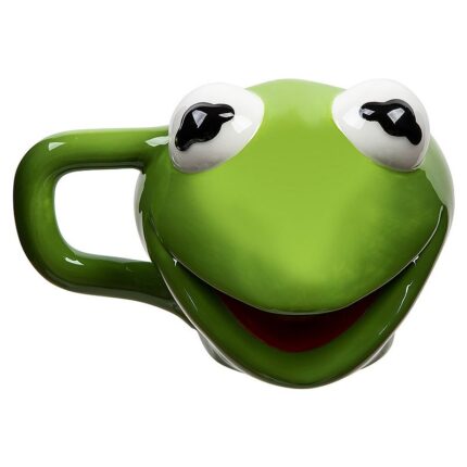 Disney's The Muppets Kermit The Frog Sculpted Ceramic Mug, Multicolor