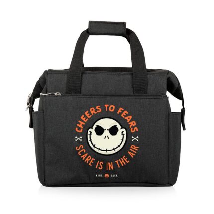 Disney's The Nightmare Before Christmas Jack On The Go Lunch Cooler by Oniva, Black