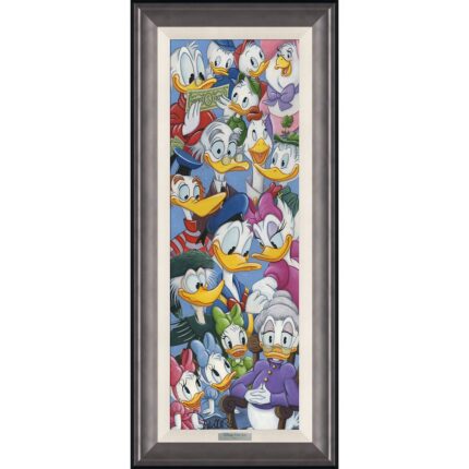 Donald Duck ''Duck Family'' by Michelle St.Laurent Framed Canvas Artwork Limited Edition Official shopDisney