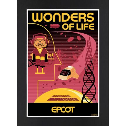 EPCOT Wonders of Life Matted Print Official shopDisney
