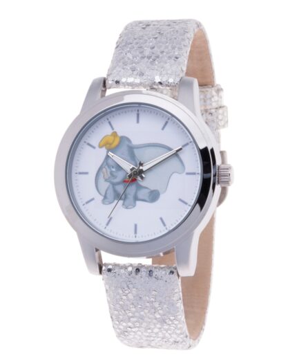 EwatchFactory Women's Disney Dumbo Gray Strap Watch 38mm