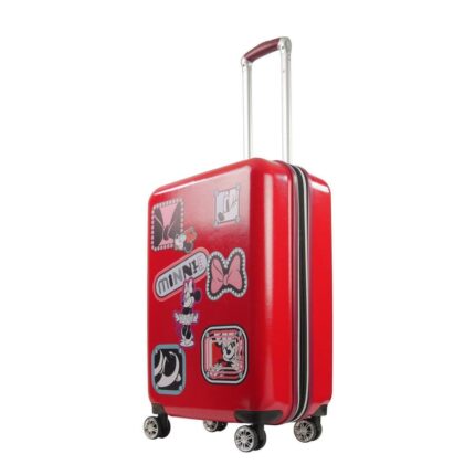 FUL Disney Minnie Mouse Patch 25 in Spinner Luggage, Red