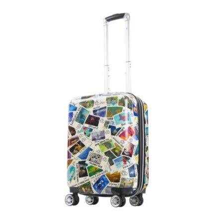 Ful Disney 100 Years Stamps ABS Hard-sided Spinner 22 in. Luggage, Multi