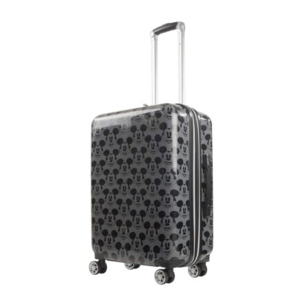 Ful Disney Mickey Mouse All Over Print, 25 Spinner luggage Charcoal., Grey