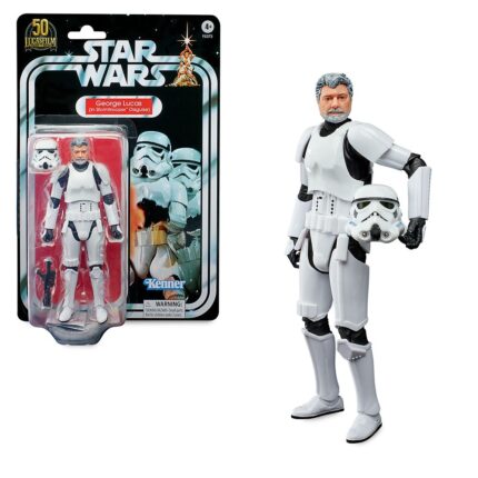 George Lucas (Stormtrooper Disguise) Action Figure Star Wars: The Black Series by Hasbro Lucasfilm 50th Anniversary Official shopDisney